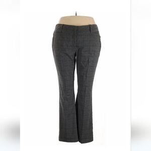 Maurices Charcoal Plaid Dress Pants